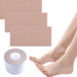 Anti-slip and anti-friction foot pad combination