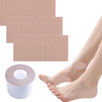 Anti-slip and anti-friction foot pad combination