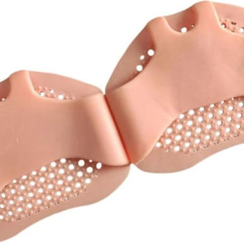 Skin-toned wide forefoot anti-chafing pads