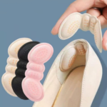 Anti-friction and blister-prone self-adhesive heel pads