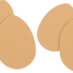 Silent and anti-slip silicone foot pads