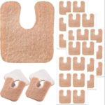 U-shaped felt metatarsal care pads